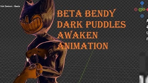 BATDR Blender Beta Ink Demon animation (Dark puddles awaken)