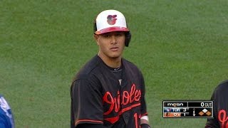 TOR@BAL: Machado singles to center, plates Jones