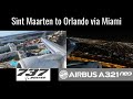 American Airlines Sint Maarten (SXM) 🇸🇽 to Orlando (MCO) 🇺🇸 via Miami (MIA) (Economy) [FULL FLIGHT]