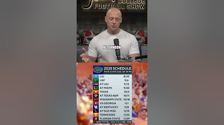 Florida's 2025 Schedule is a CRAZY GAUNTLET!!