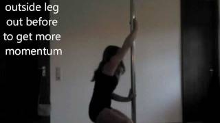 Pole Dance Tutorial: Backward Chair Spin