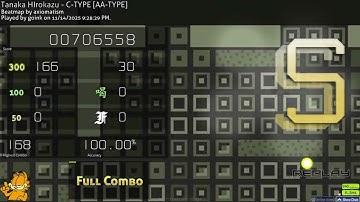 Day 617 of C-TYPE until slideracc is optional in osu! lazer