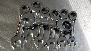 BlackHawk Stubby Ratcheting Combination Box Wrench Set Review