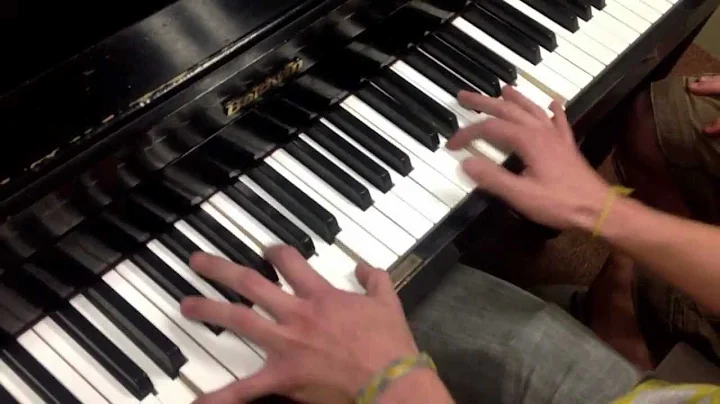 Josh Spratt! Playing piano at school.