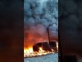 Incendio en un edificio en obras en Sestao