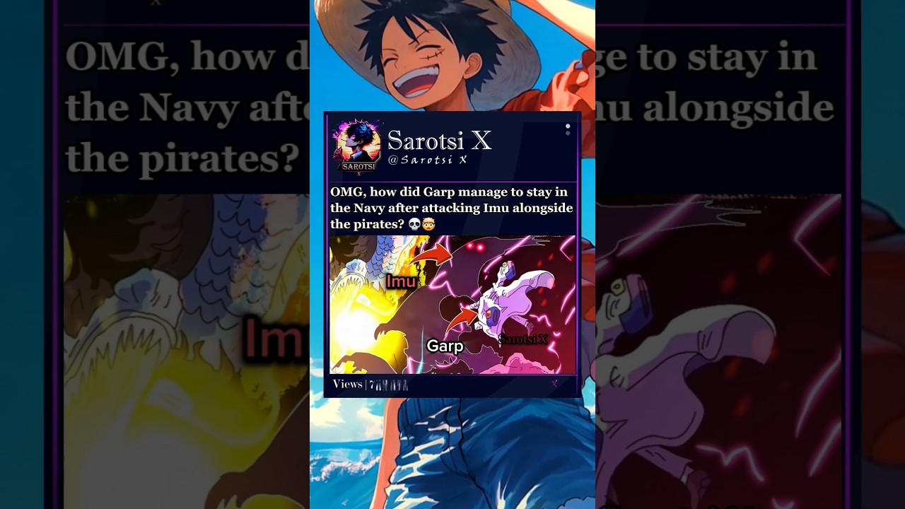 Garp punches Imu💀 
