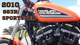 Harley Davidson 2010 Sportster 883R walkround & Ride