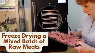 Freeze Drying a Mixed Batch of Raw Meats