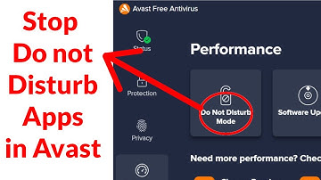 How to Stop Avast Putting Apps into Do Not Disturb list - Easy Method