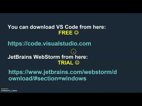 Installation VS Code & Webstorm