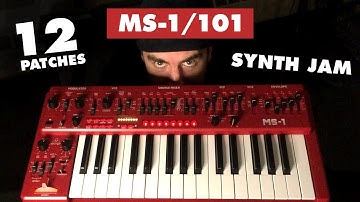 Behringer MS-1/101 SYNTH JAM + 12 PATCHES (No Chatter)