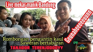 Medley Tanjidor Terenjoy Saweran Bertaburan Dari Rombongan Pengantin-Live Mekar Manik D'B Production