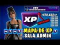 MAPA DE XP con SALA ADMIN 🔥👑 SUBE DE NIVEL RÁPIDO ⚡📈💥 MAPA XP FORTNITE CAPÍTULO 7 🚀