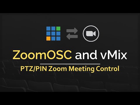 Control Zoom Meeting with vMix - ZoomOSC 4 Tutorial