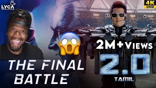 2.0 (Tamil) | The Final Battle | Rajinikanth | Akshay Kumar | Amy Jackson (REACTION)