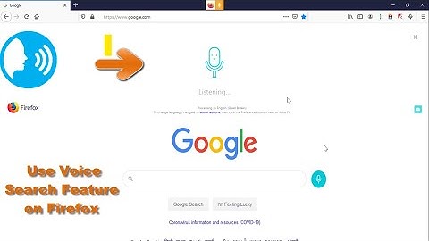 Enable Voice Search in Firefox Browser on Windows