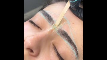 Mapping and WAXing: The Ultimate Brow Transformation! #shorts #shortsfeed #mapping #waxing #brows