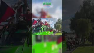 Caravana rojinegra rumbo al Estadio Jalisco | Estadio Deportes