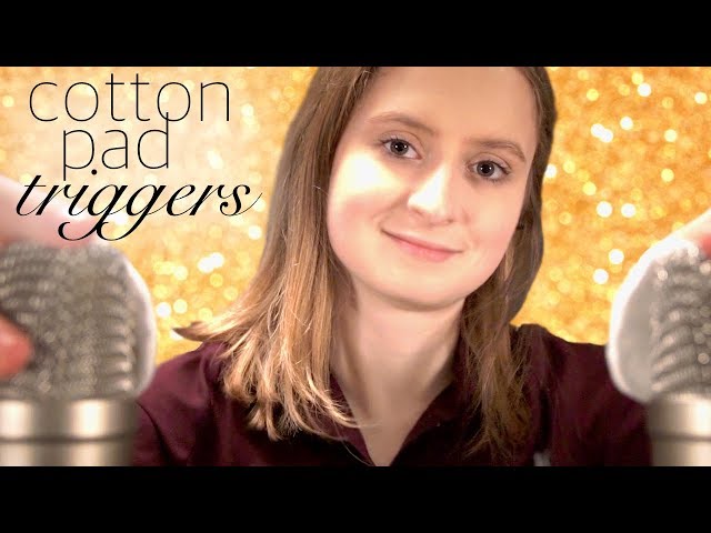 ⚪️ ASMR ⚪️  Amazing and Intense ✨ cotton pad triggers ✨