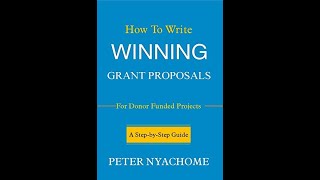 How to write Introduction and Needs Statement Section of Grant proposal