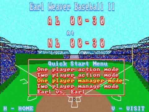 Earl Weaver Baseball II 1991 mp4 HYPERSPIN DOS MICROSOFT EXODOS NOT MINE VIDEOS