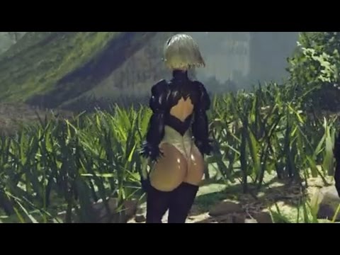 NieR: Automata - 2B Self Destruction... ( ͡° ͜ʖ ͡°) | Remove 2B's Skirt