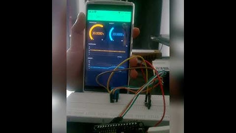 Temperature and humidity meter with Blynk app