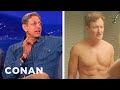 Jeff Goldblum Admires Conan's 6-Pack - CONAN on TBS