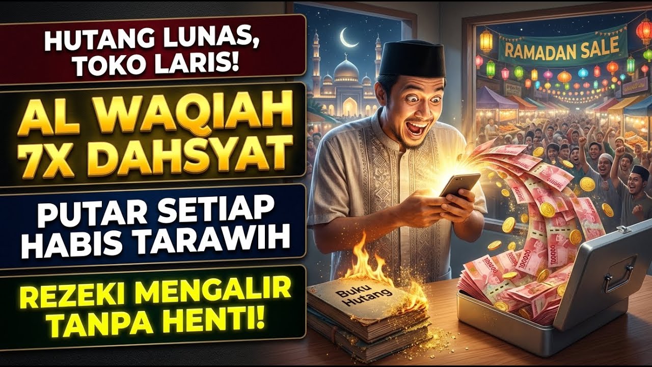 BUKTIKAN KEKUATANNYA! Surah Al Waqiah 7x Magnet Rezeki Penghapus Beban Ekonomi Puasa