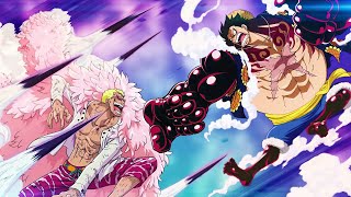 One Piece  - Luffy VS Doflamingo  -   Devil-s Work x The Doom Slayer  -  ( PHONK )