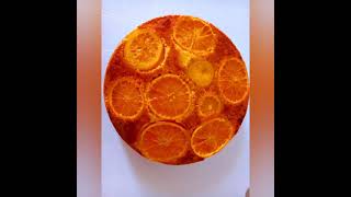 ???كيكي البرتقال المقلوبة بسيطة ولذيذة جدا