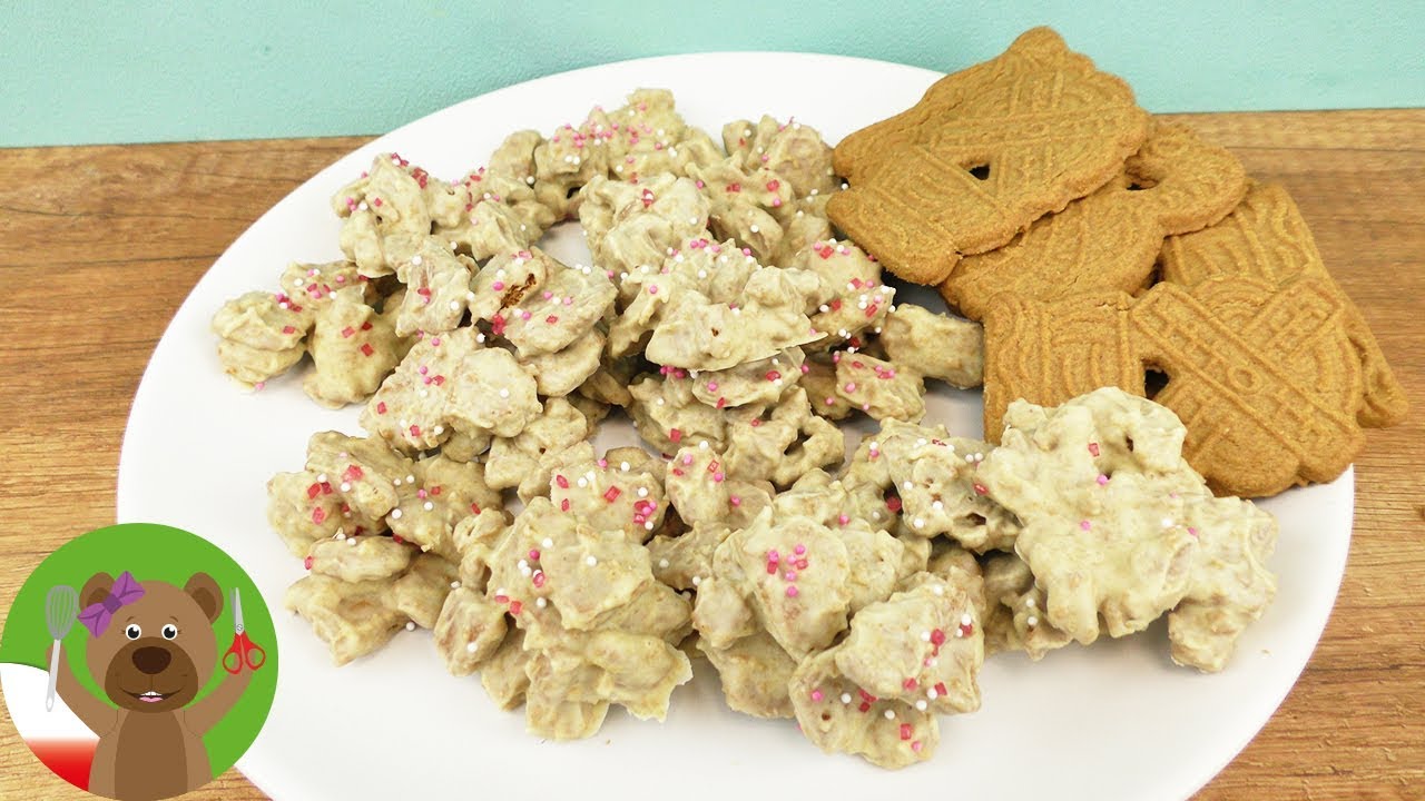 Speculatius Crossies | ciasteczka z herbatnikami imbirowymi | sposoby na przedświąteczną nudę