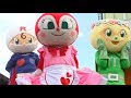 アンパンマンショー【ドキンちゃん、メロンパンナちゃん、ロールパンナちゃんの女の子のダンスショー】 女の子たちのかわいいショー♪ 握手会もあるよ 最前列高画質 Anpanman kidsshow