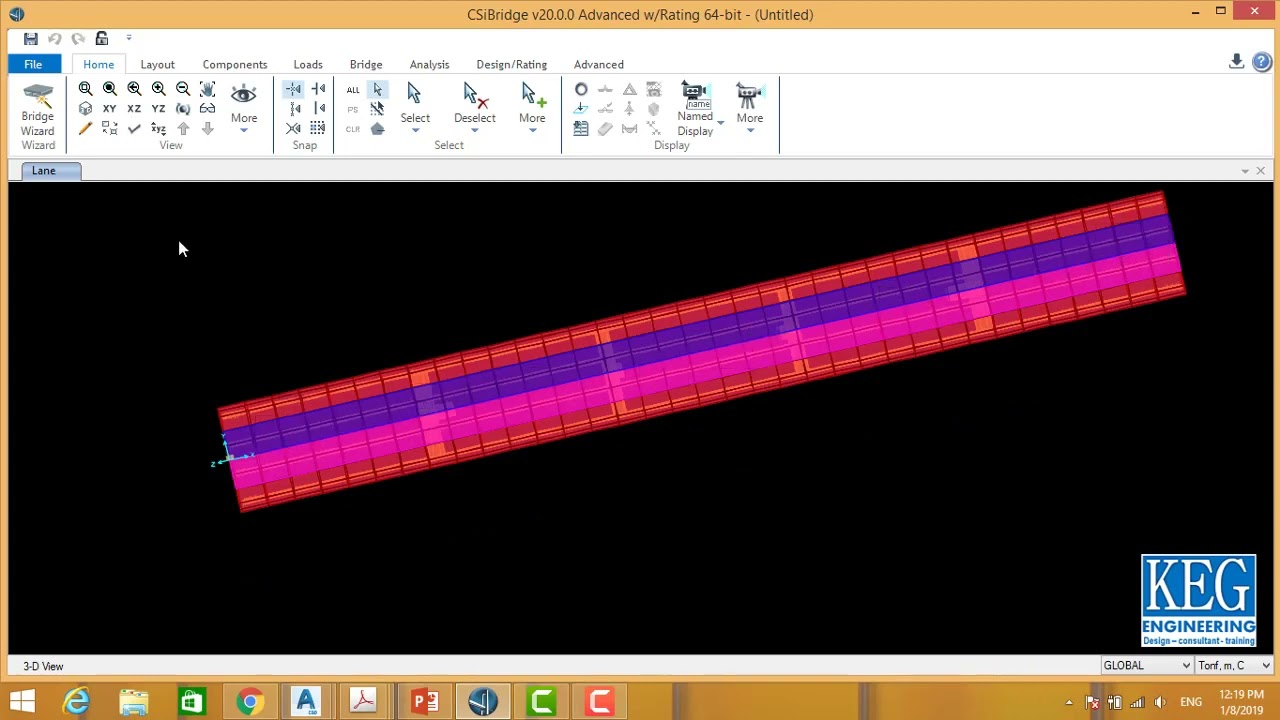DESIGN OF BRIDGES   CSI BRIDGE DESIGN COURSE   CSI BRIDGE BRIDGE LAYOUT