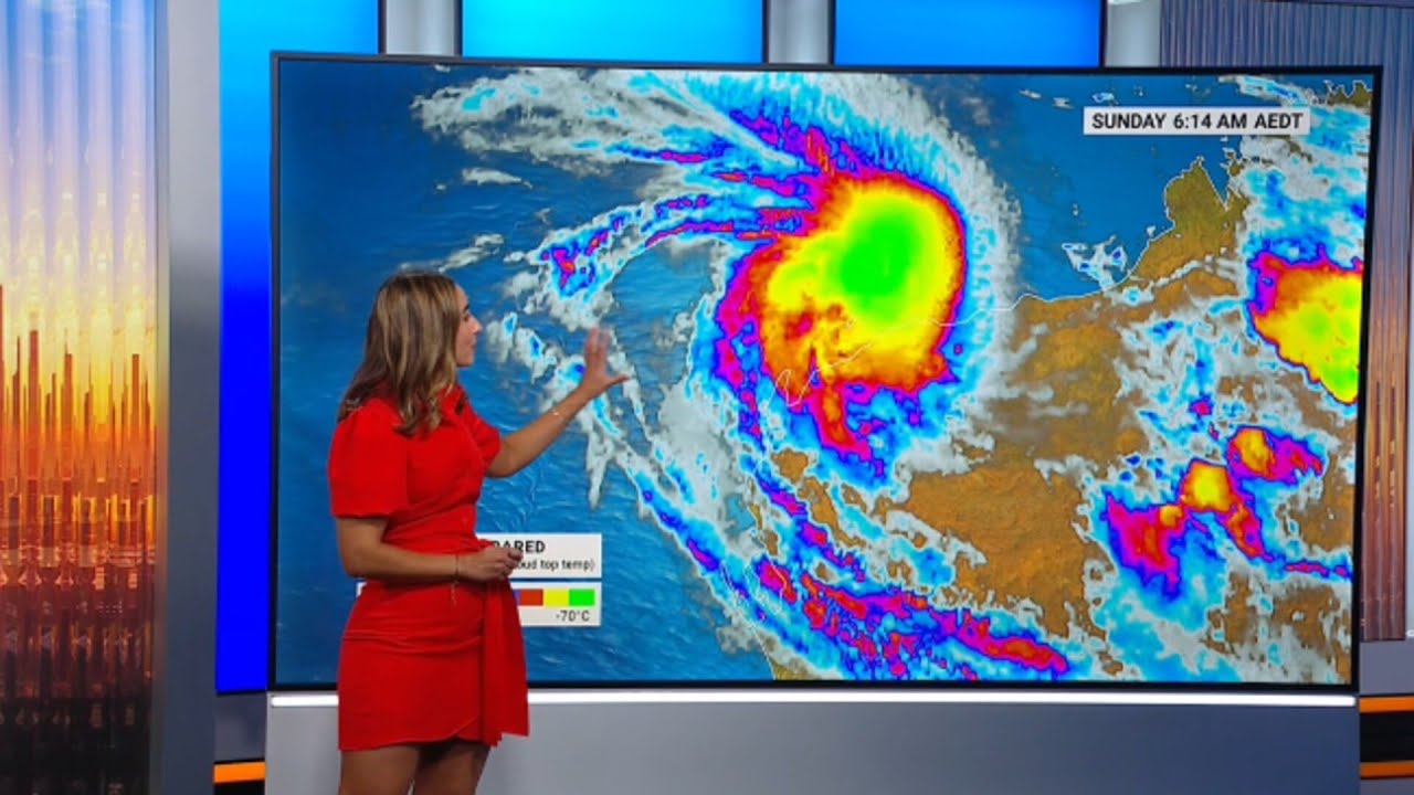 Severe Tropical Cyclone Mitchell strengthens to category three storm as it approaches WA coast