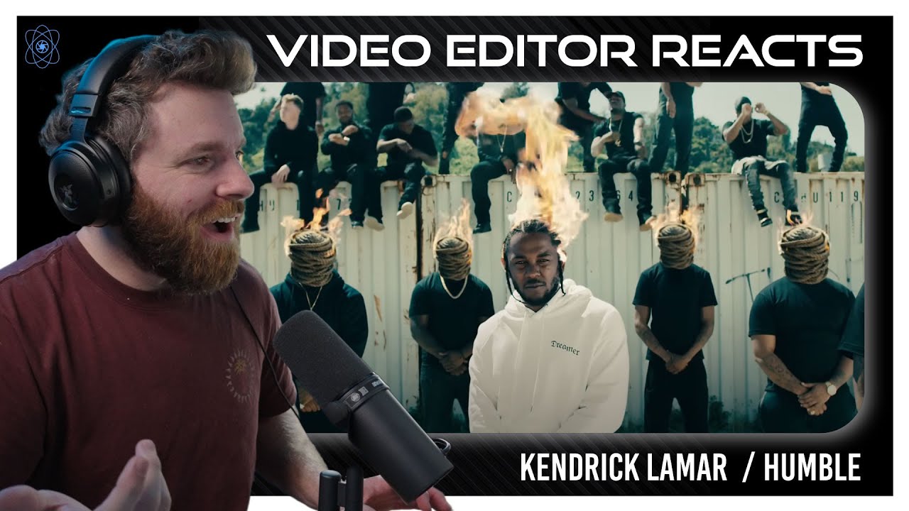 Video Editor Reacts to Kendrick Lamar - HUMBLE.