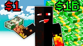 Fui de POBRE a RICO no MINECRAFT em 1 HORA - O Filme