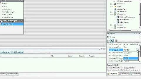 Working with the DataSet Designer