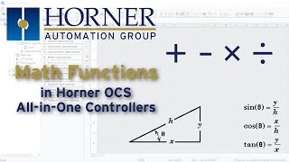 Advanced Math in Horner OCS All-in-one Controllers