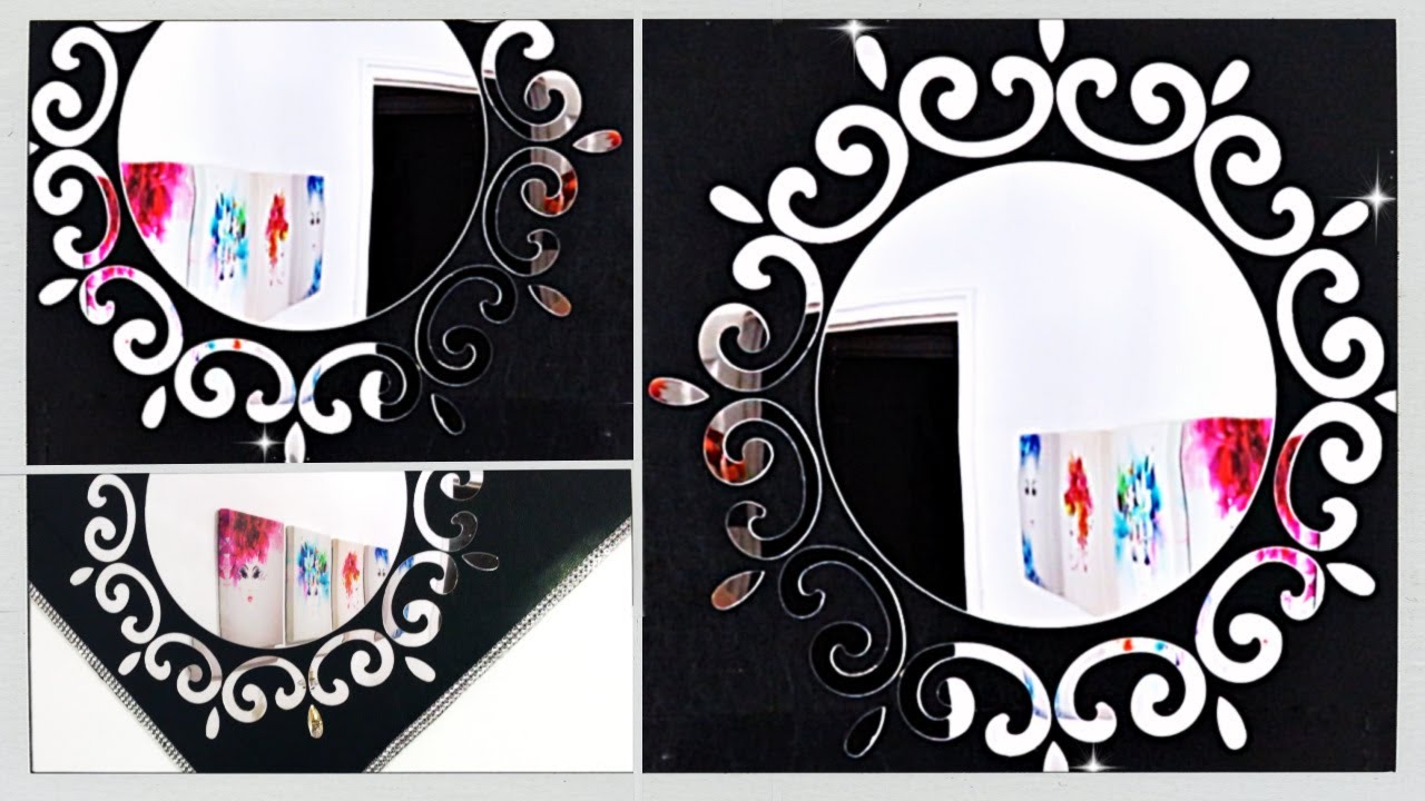 DIY Room Decor DIY Room Decorating Ideas DIY FAUX MIRROR WALL ROOM DECOR YouTube