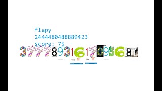 2020/6/12 - Flappy 2048 Highscore: 75 [Max Tile: 37 Sextillion] screenshot 4