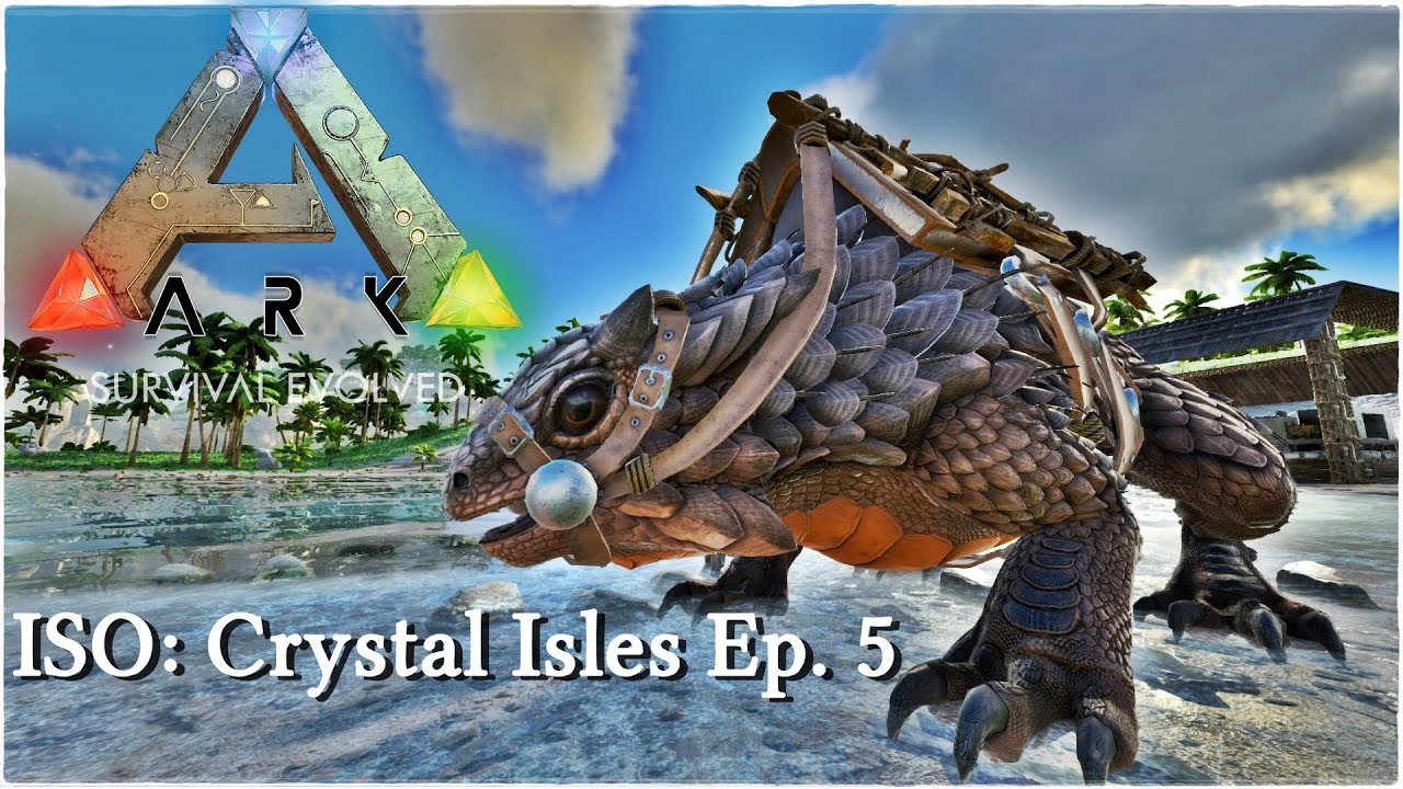 ARK Crystal Isles - Ep. 6 - Thorny Dragon and Chemistry Bench! - YouTube