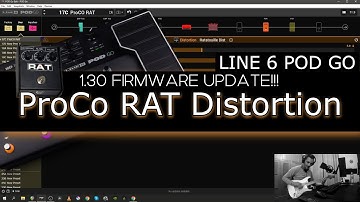 Line 6 POD GO: 1.30 Firmware UPDATE | New ProCo RAT Distortion