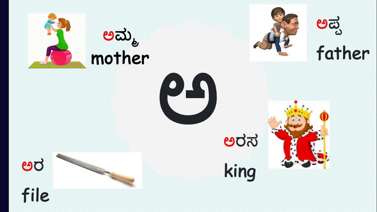 Topic Revision of Kannada letters from ಅ to ಳ YouTube