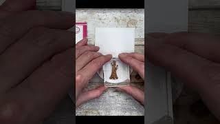 Unique Valentines Card #cardmaking #diy #stampinup #valentinecard #cardtechnique #papercrafting