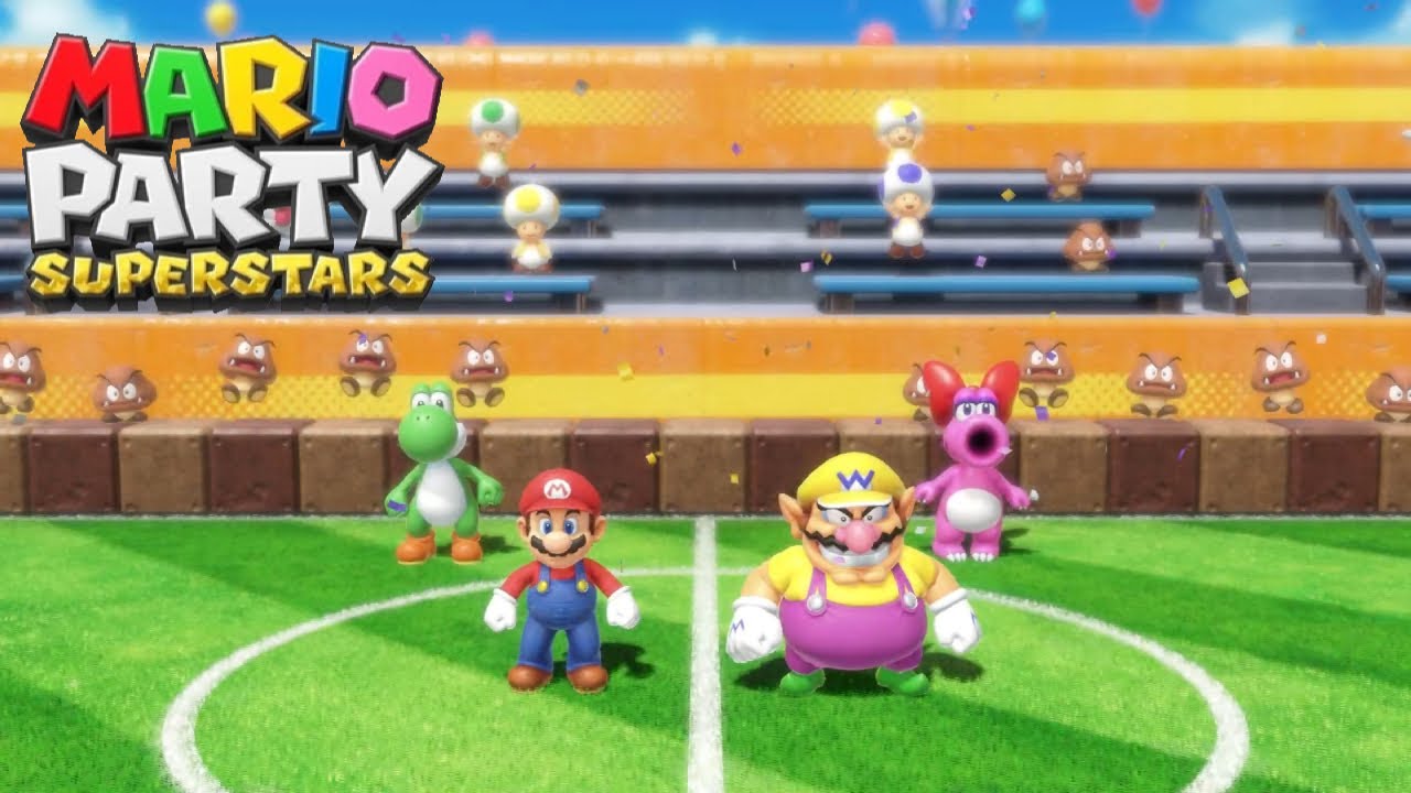 Mario Party Superstars Shell Soccer Minigames Gameplay