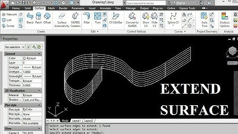 #Extend surface in AutoCAD 3d design#extend command select corner and go extend easy in AutoCAD#