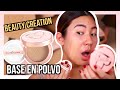 Probando La Nueva BASE EN POLVO De BEAUTY CREATION.. Flawless Stay Powder Foundation