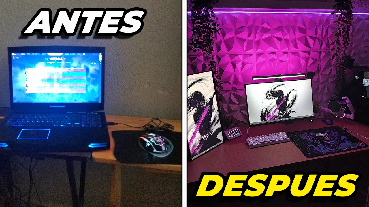 De esto… a esto: Así quedó mi setup en 2026 - YouTube