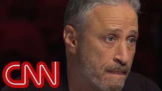 Jon Stewart says the President is attacking journalists' ego